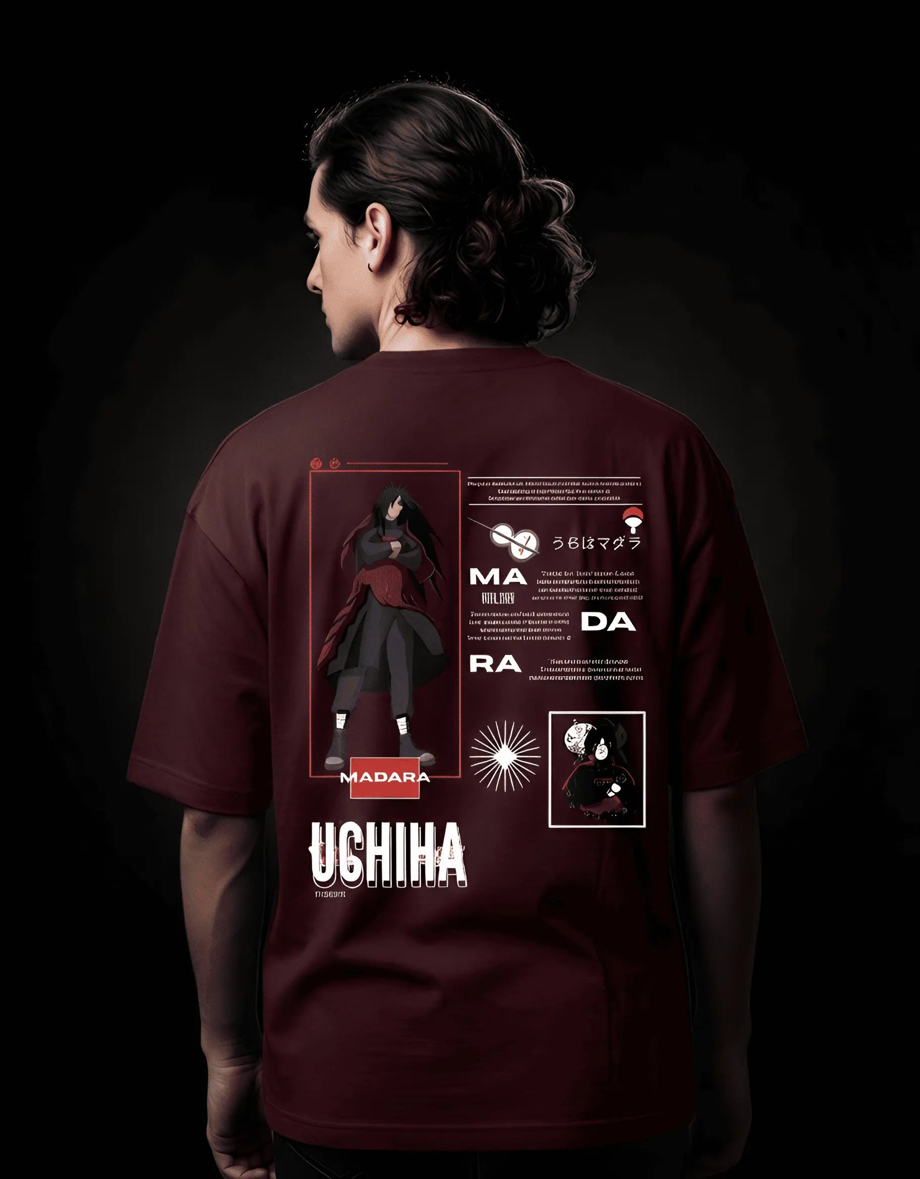 Madara - The Ghost Of Uchiha Unisex Oversized Classic T-Shirt